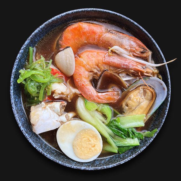 Ramen s mořskými plody